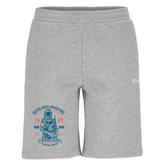 CRAFT Community 2.0 sweatshorts - grijs gemêleerd