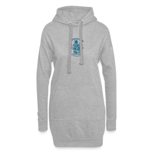 Hoodiejurk - grijs gemêleerd