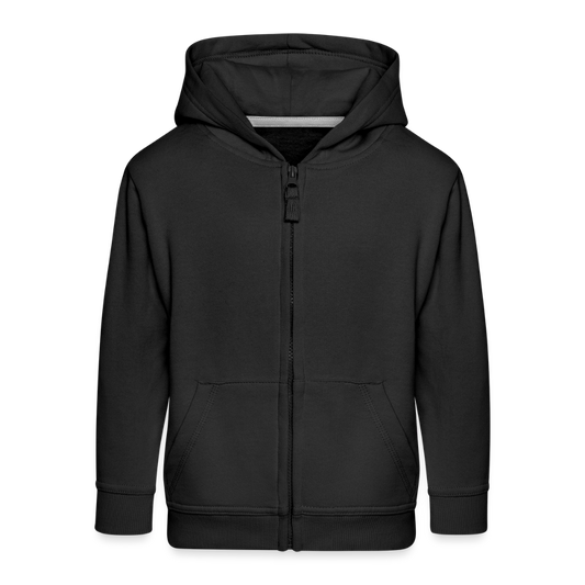 Kinderen Premium jas met capuchon - zwart