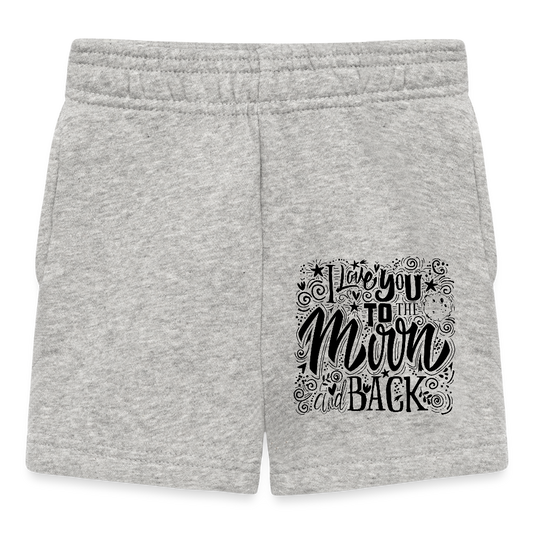 Baby shorts - grijs gemêleerd