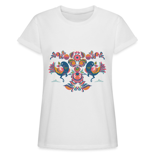 Vrouwen oversize T-shirt - wit