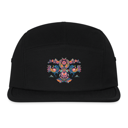 Canvas camper pet - zwart