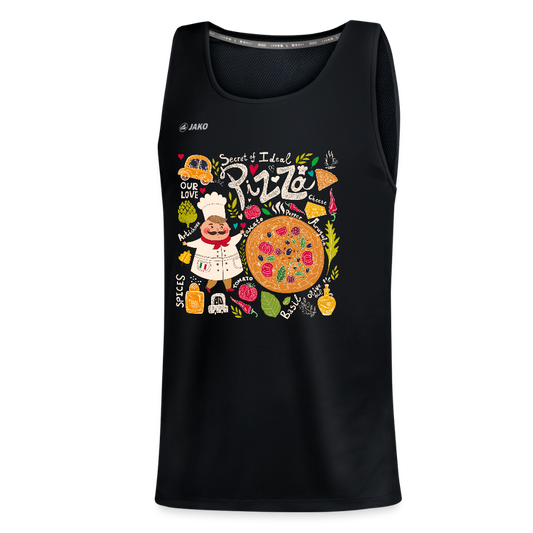 JAKO Teenager tanktop Run 2.0 - zwart