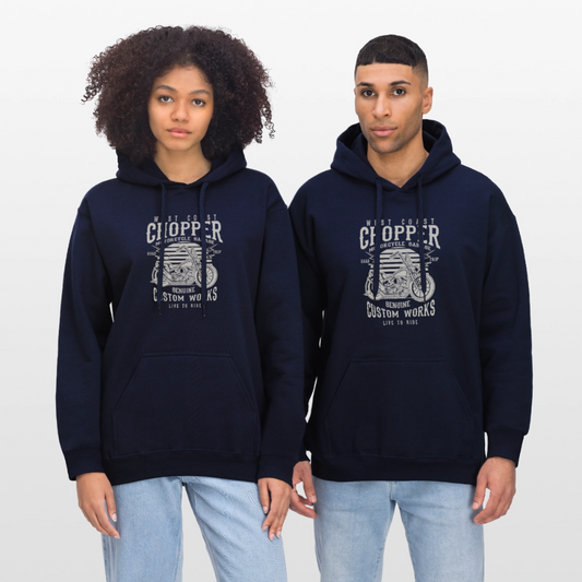 Gildan uniseks Softstyle® Midweight hoodie - navy