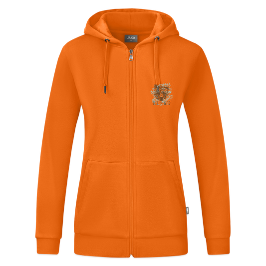 JAKO Vrouwen ziphoodie Organic - neonoranje