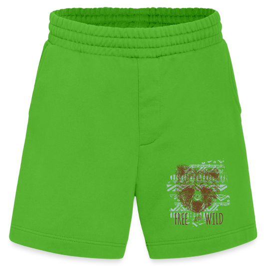Heavyweight organic shorts made in EU - Apple Neon