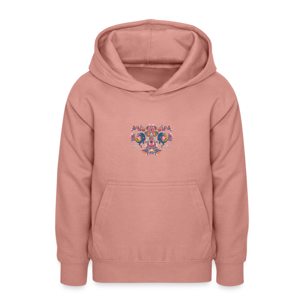 Teenager hoodie - altrosa