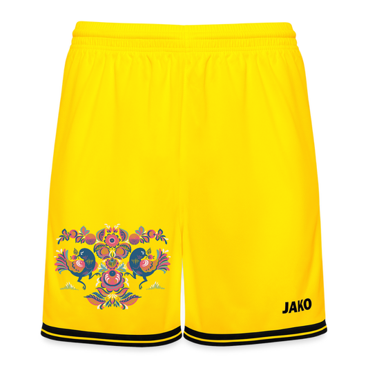 JAKO basketbalshort Center 2.0 - geel/zwart