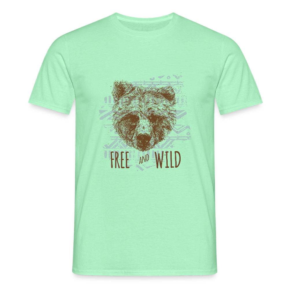 Mannen T-shirt - mintgroen