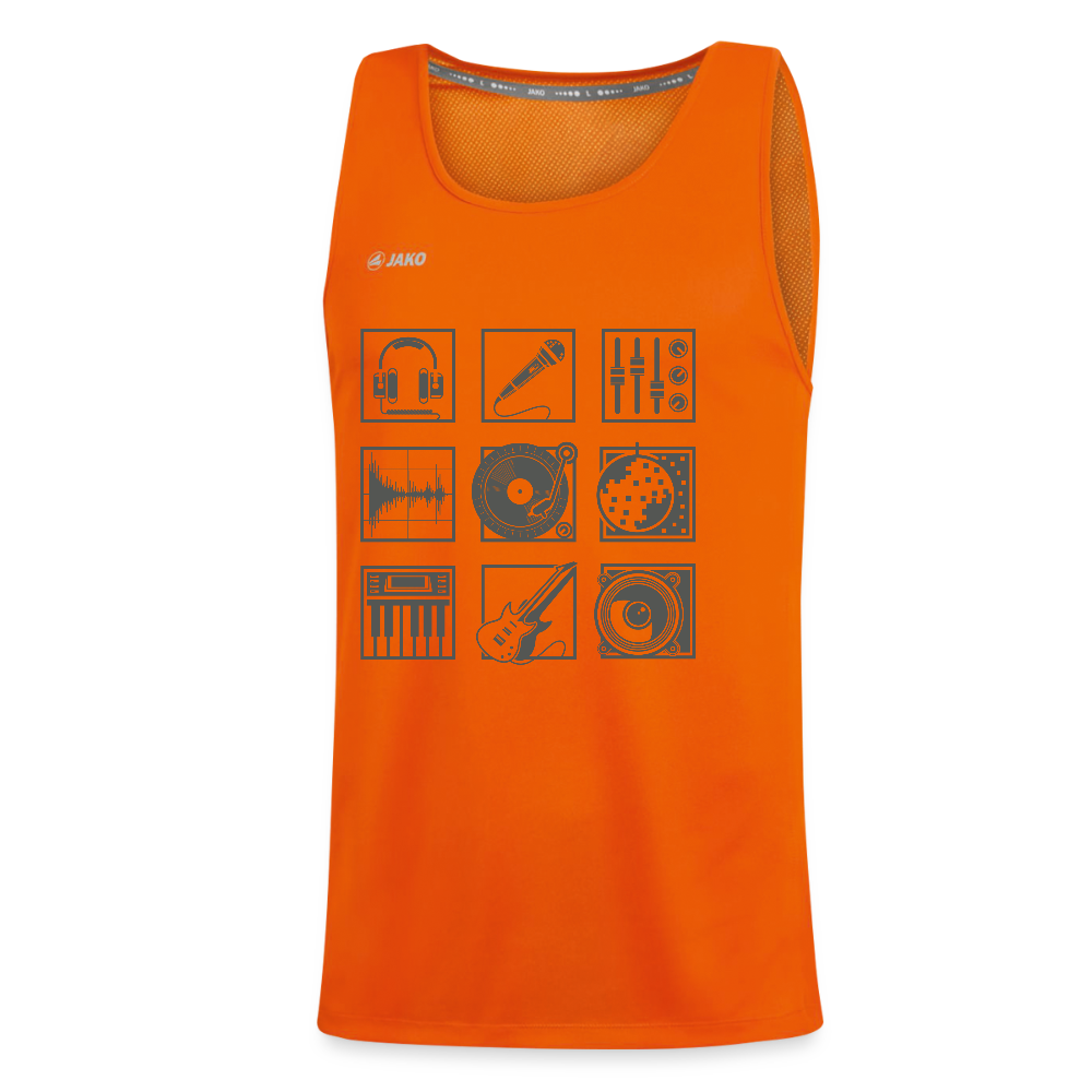 JAKO Teenager tanktop Run 2.0 - neonoranje