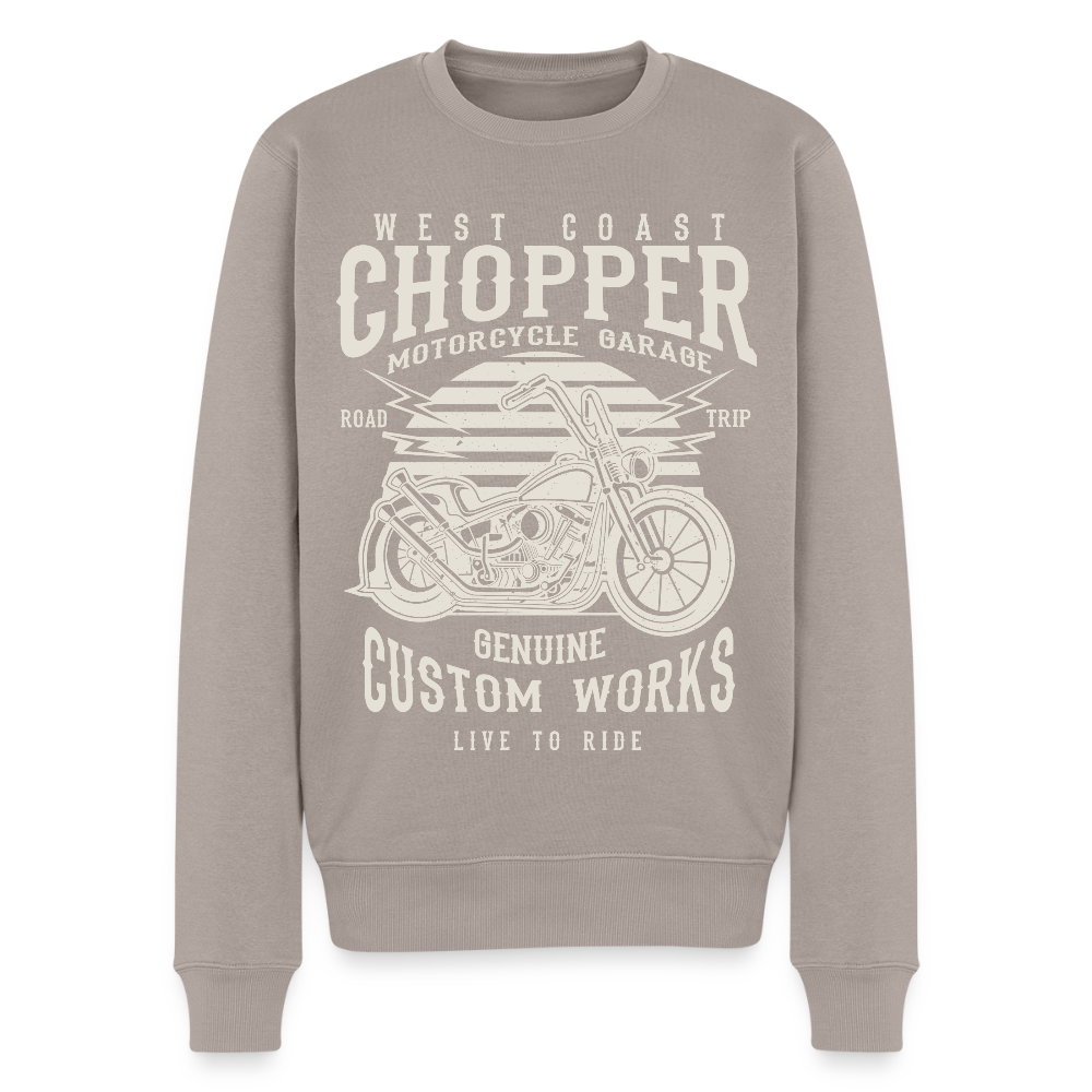 Mannen premium sweater - taupe