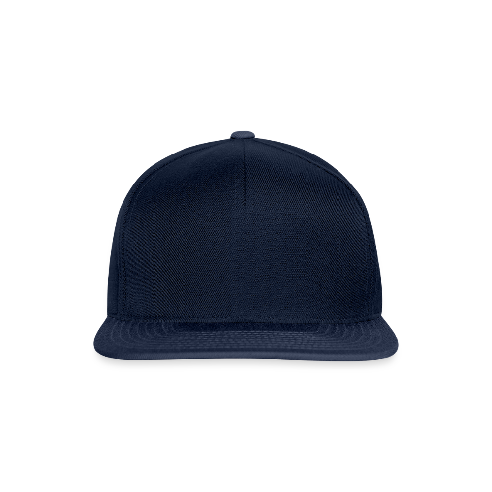 Snapback cap - navy/navy