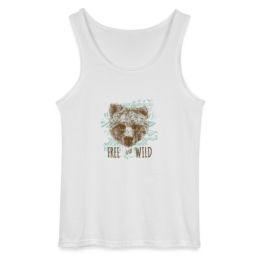 Gildan mannen tanktop - wit