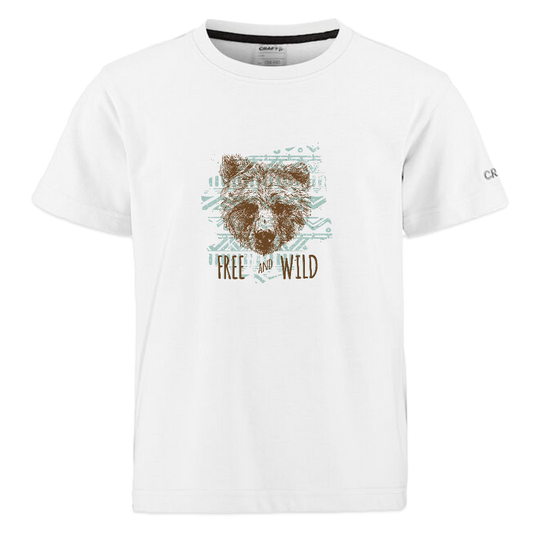 CRAFT Community 2.0 tieners T-shirt - wit