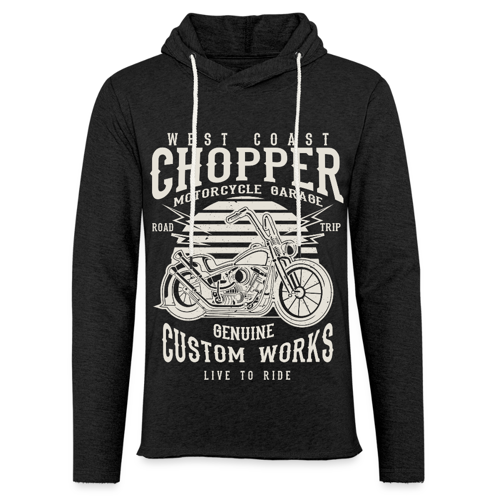 Lichte hoodie unisex - houtskool