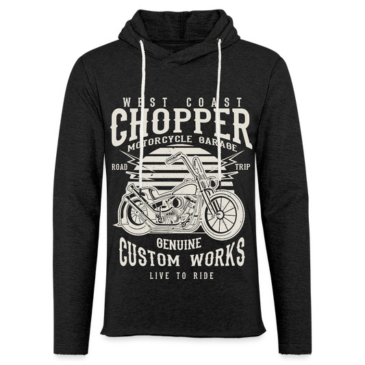 Lichte hoodie unisex - houtskool