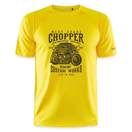 CRAFT Core Unify training-T-shirt - geel