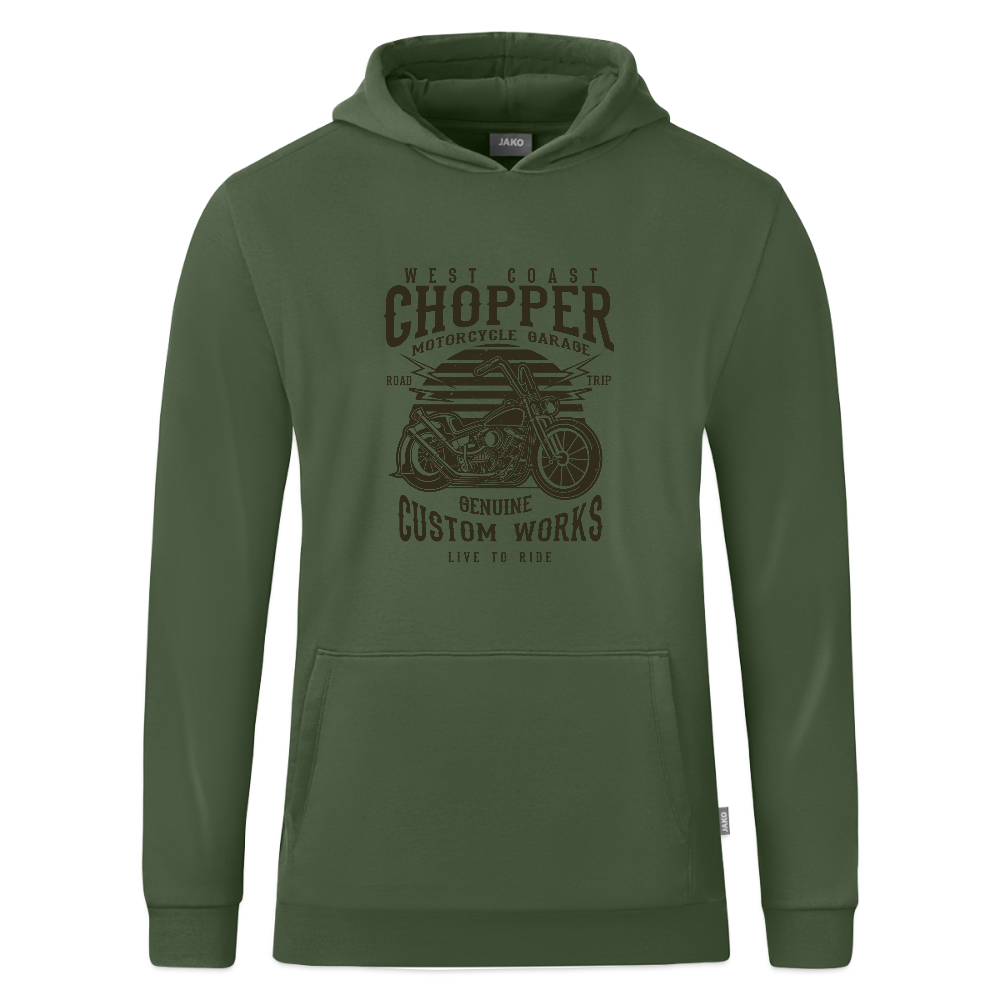 JAKO Teenager hoodie Organic - dennengroen