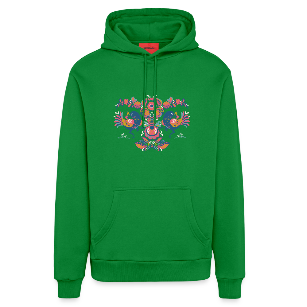 Organic relaxed hoodie made in EU - City Green