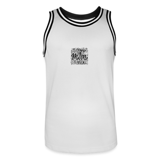 Mannen basketbal shirt - wit/zwart
