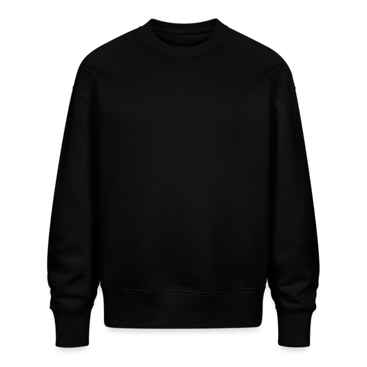 Stanley/Stella Uniseks oversize bio-sweater RADDER - zwart