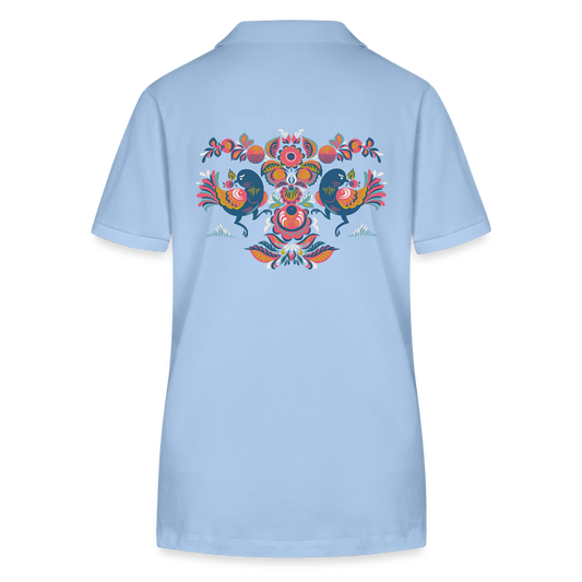 Stanley/Stella Vrouwen bio poloshirt ELLISER - sky blue