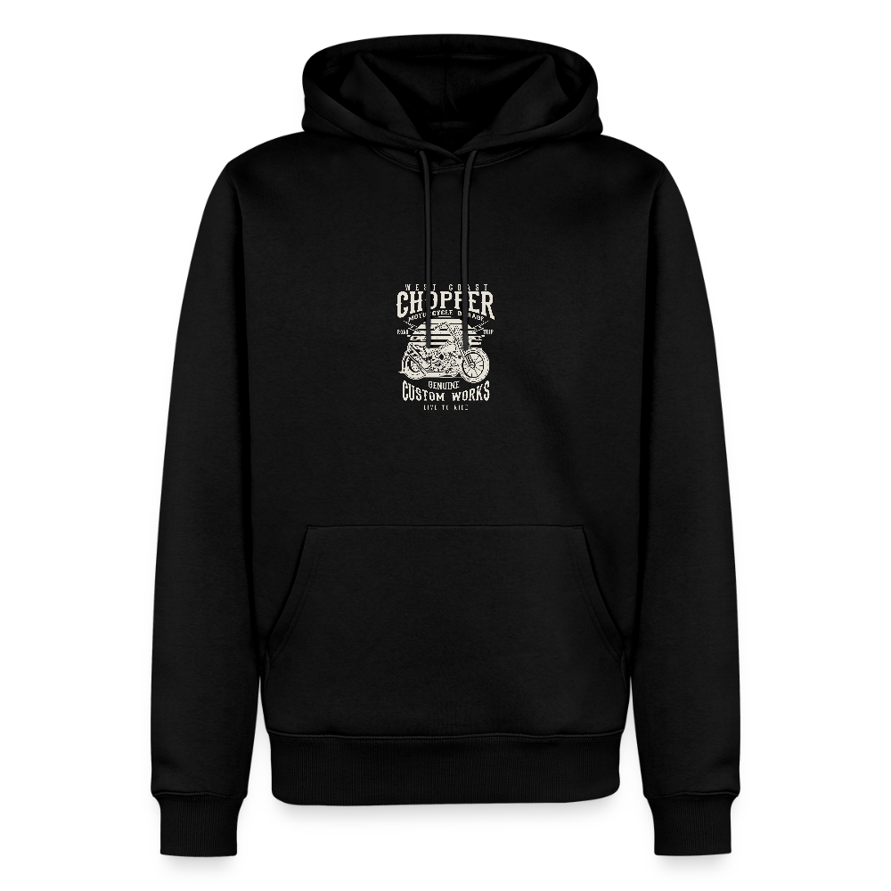 Mannen Premium hoodie - zwart