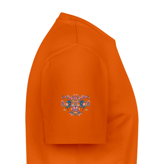 Mannen Premium T-shirt - oranje 