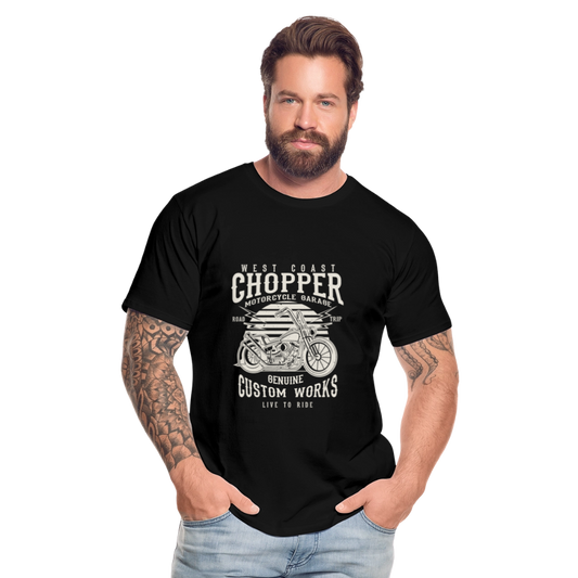 Mannen premium biologisch T-shirt - zwart