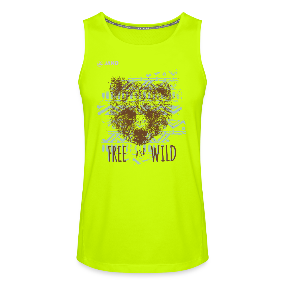 JAKO Mannen tanktop Run 2.0 - neongeel