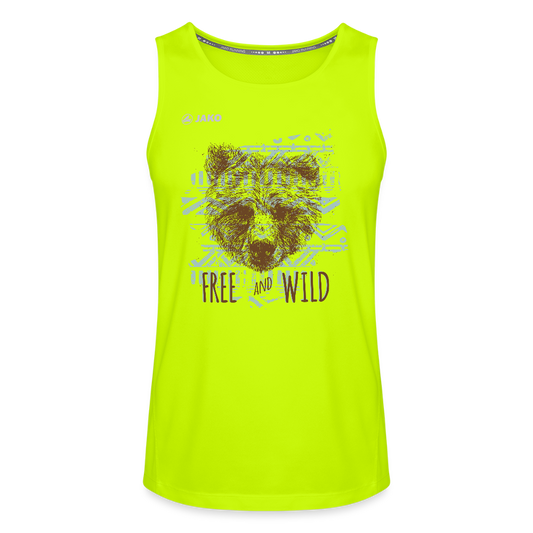 JAKO Mannen tanktop Run 2.0 - neongeel
