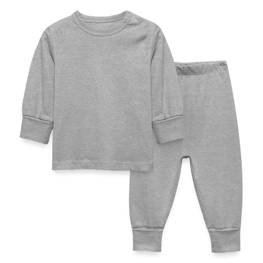 Baby-/kinderpyjama - grijs gemêleerd