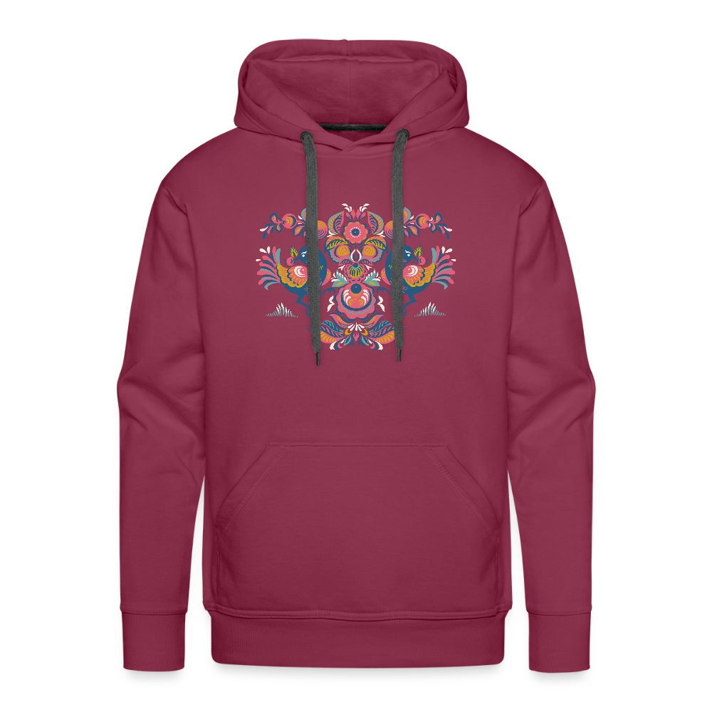 Mannen Premium hoodie - bordeaux