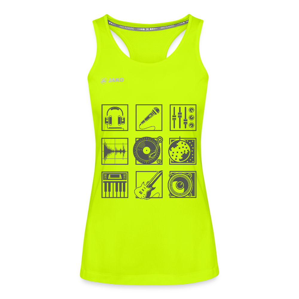 JAKO Vrouwen tanktop Run 2.0 - neongeel