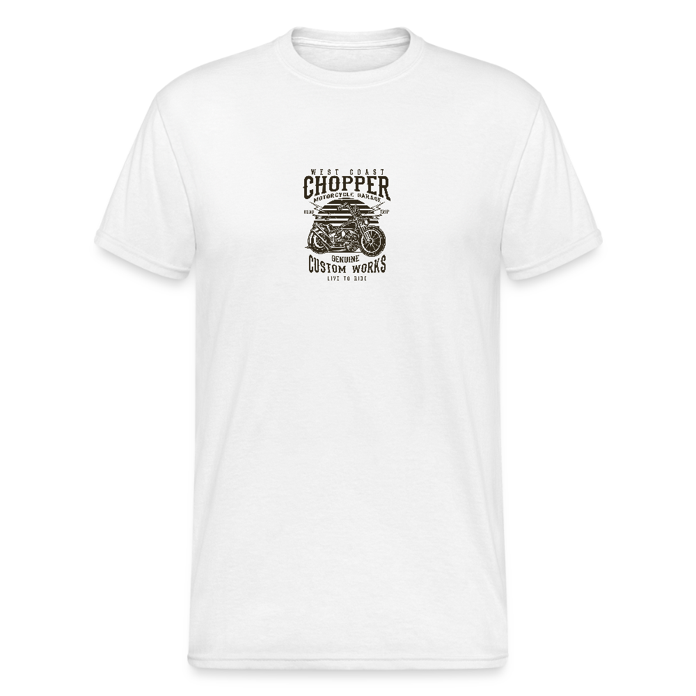 Mannen Gildan Heavy T-shirt - wit