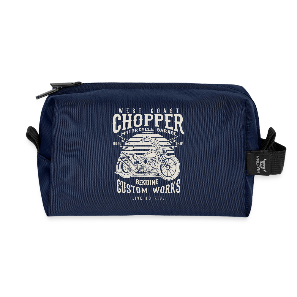 Gerecyclede toilettas - navy