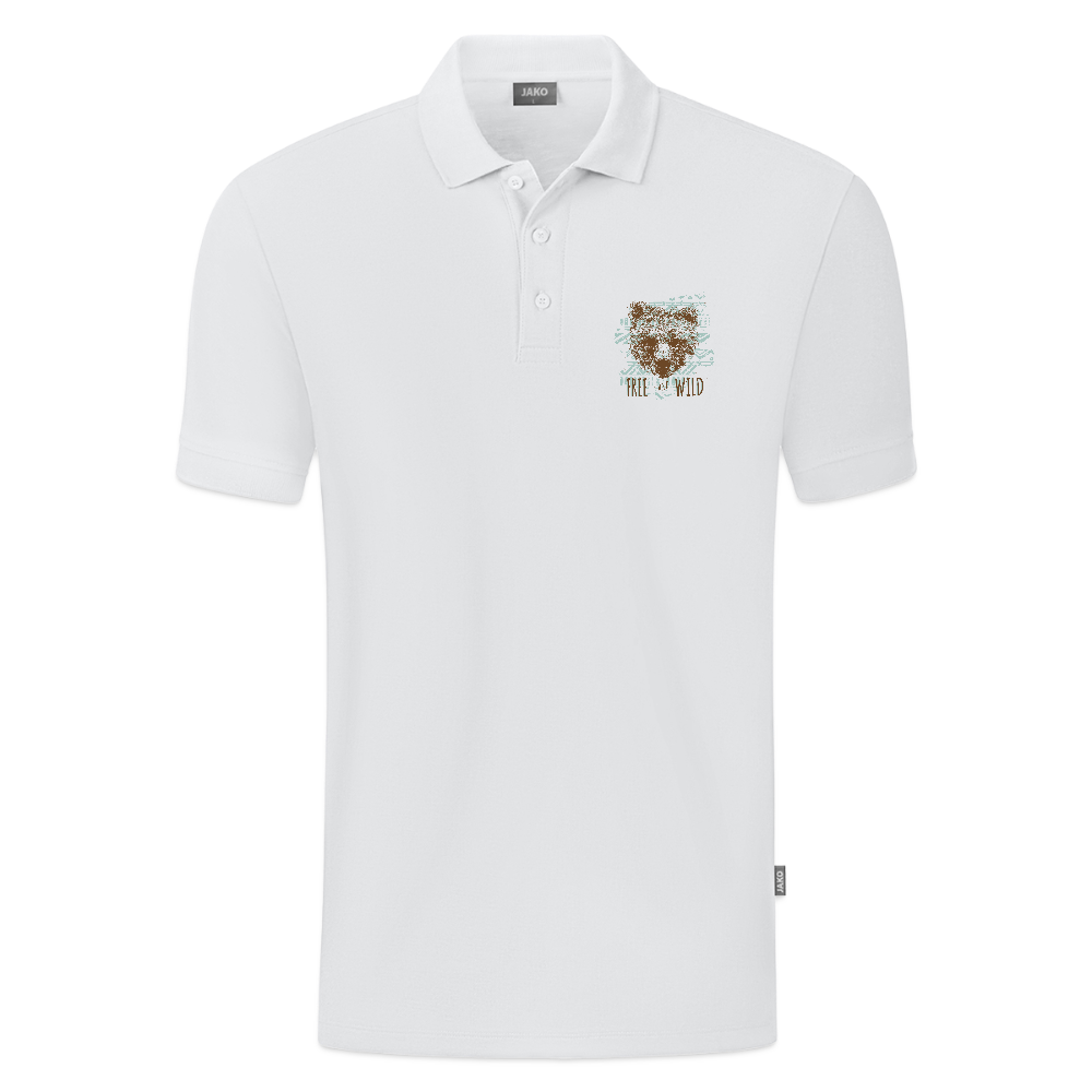 JAKO Teenager polo Organic - wit