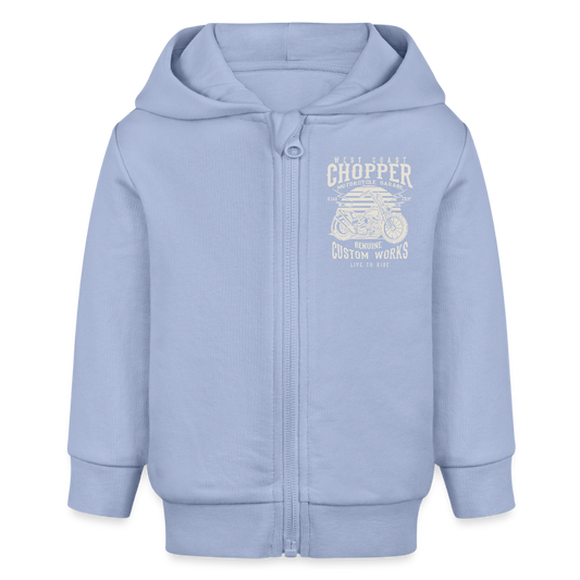 Stanley/Stella Bio zip-hoodie BABY CONNECTOR - sky