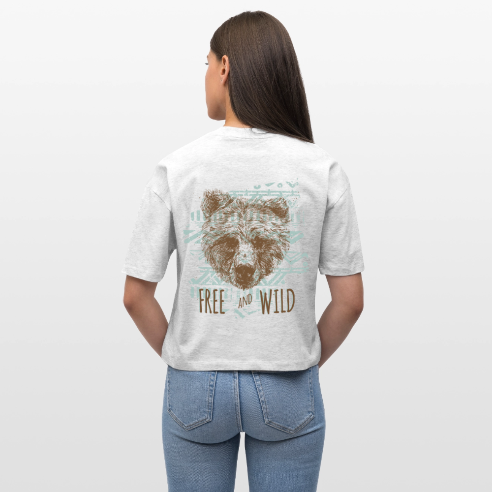 Stanley/Stella Vrouwen Boxy bio-T-shirt Nova - heather wit