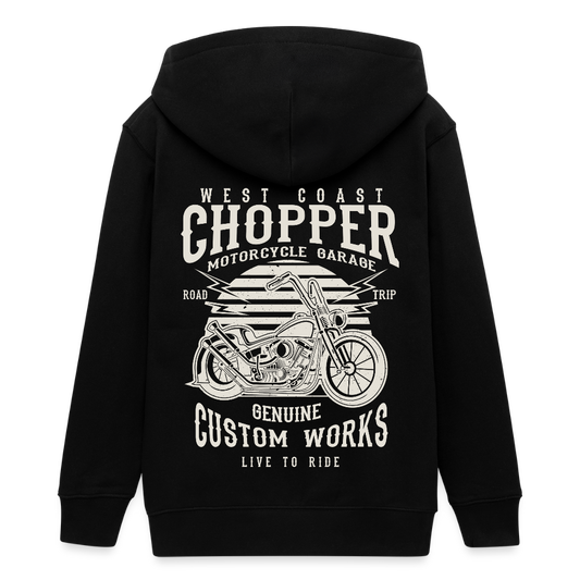 Stanley/Stella Mini Cultivator bio tiener ziphoodie - zwart