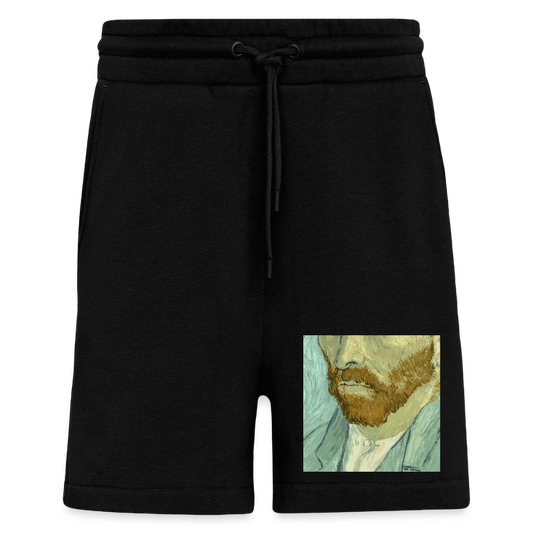 Organic relaxed shorts made in EU - SOLID BLACK