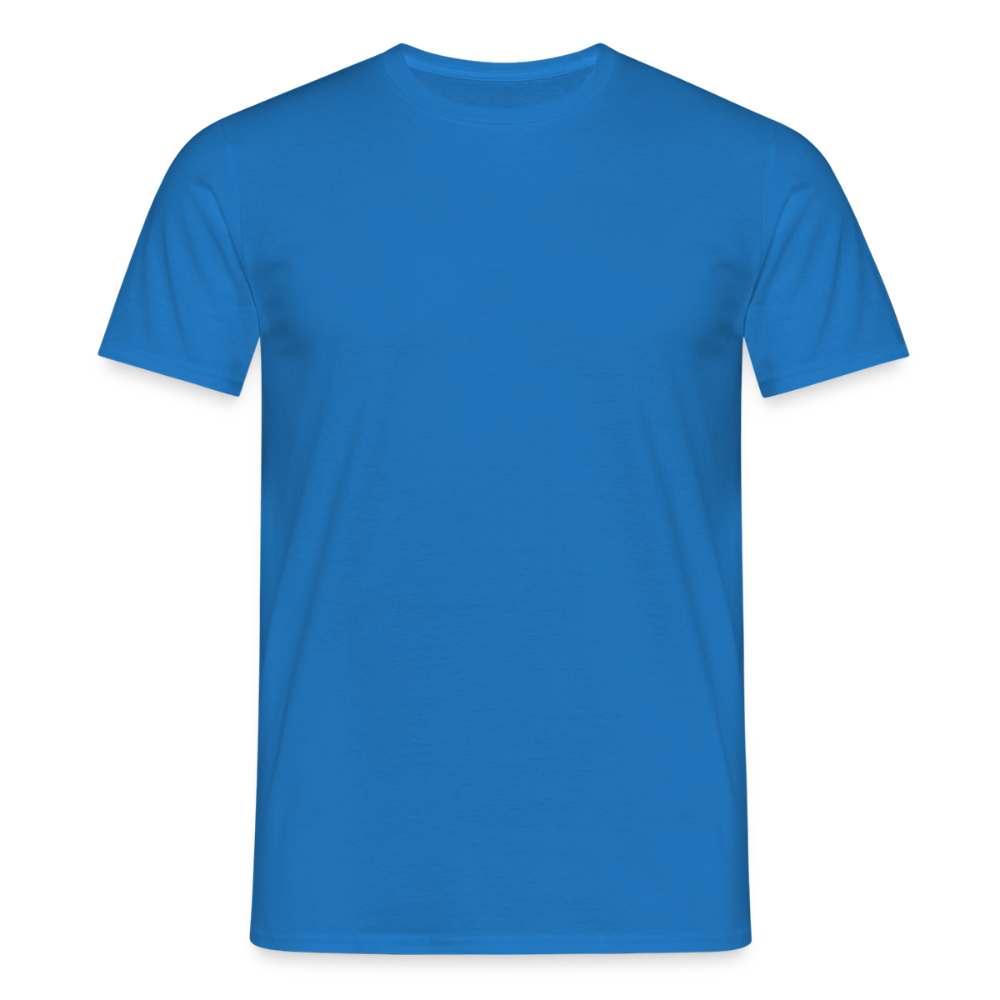 Mannen T-shirt - koningsblauw