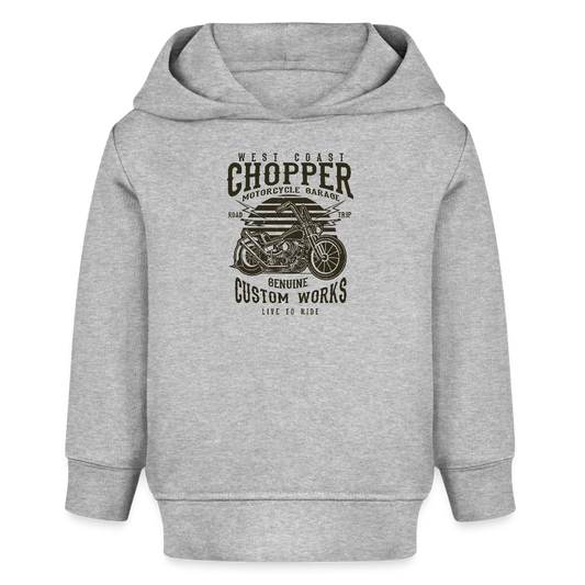 Stanley/Stella Bio hoodie BABY CRUISER - grijs gemêleerd