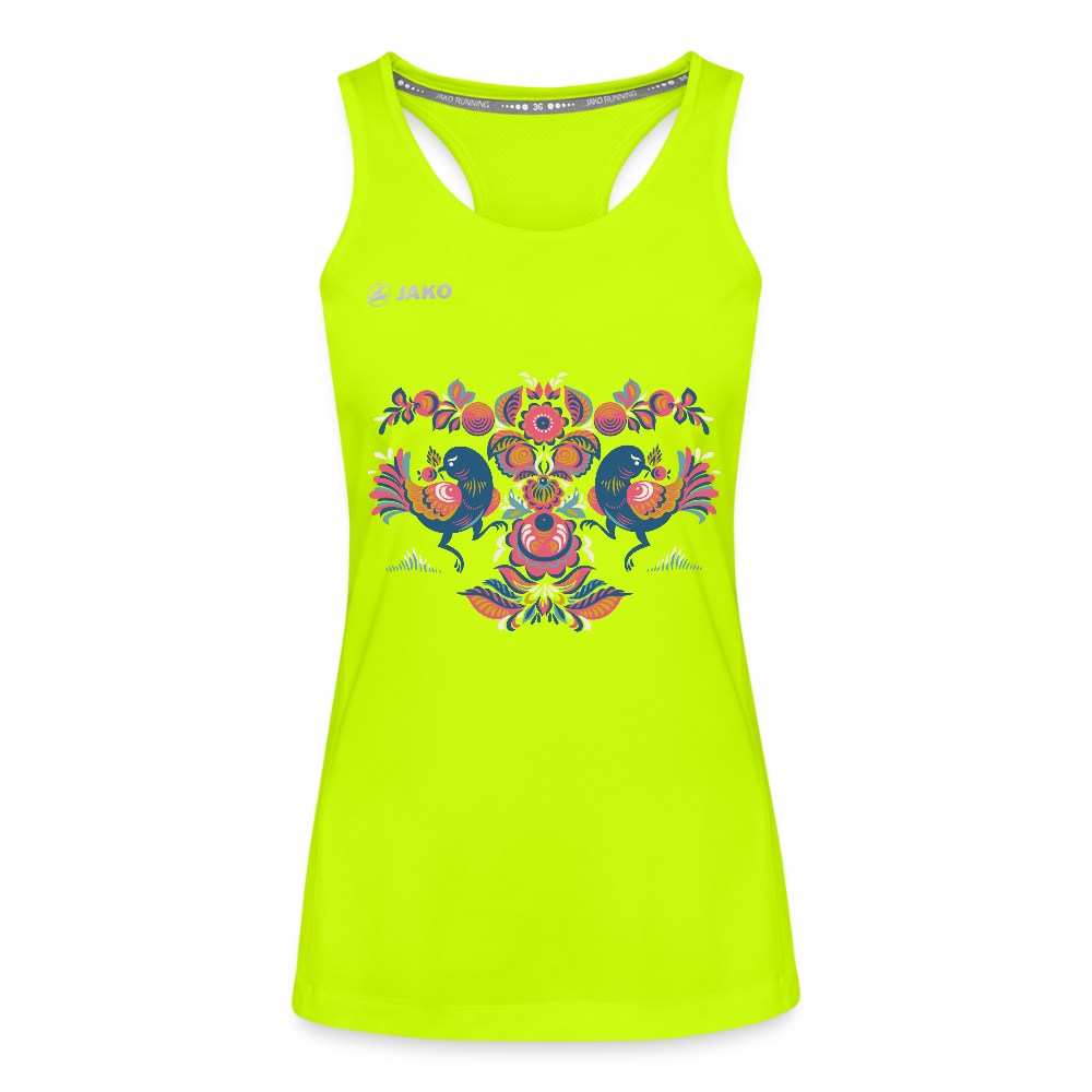 JAKO Vrouwen tanktop Run 2.0 - neongeel