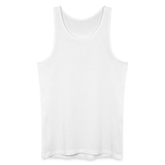 Mannen bio tanktop - wit