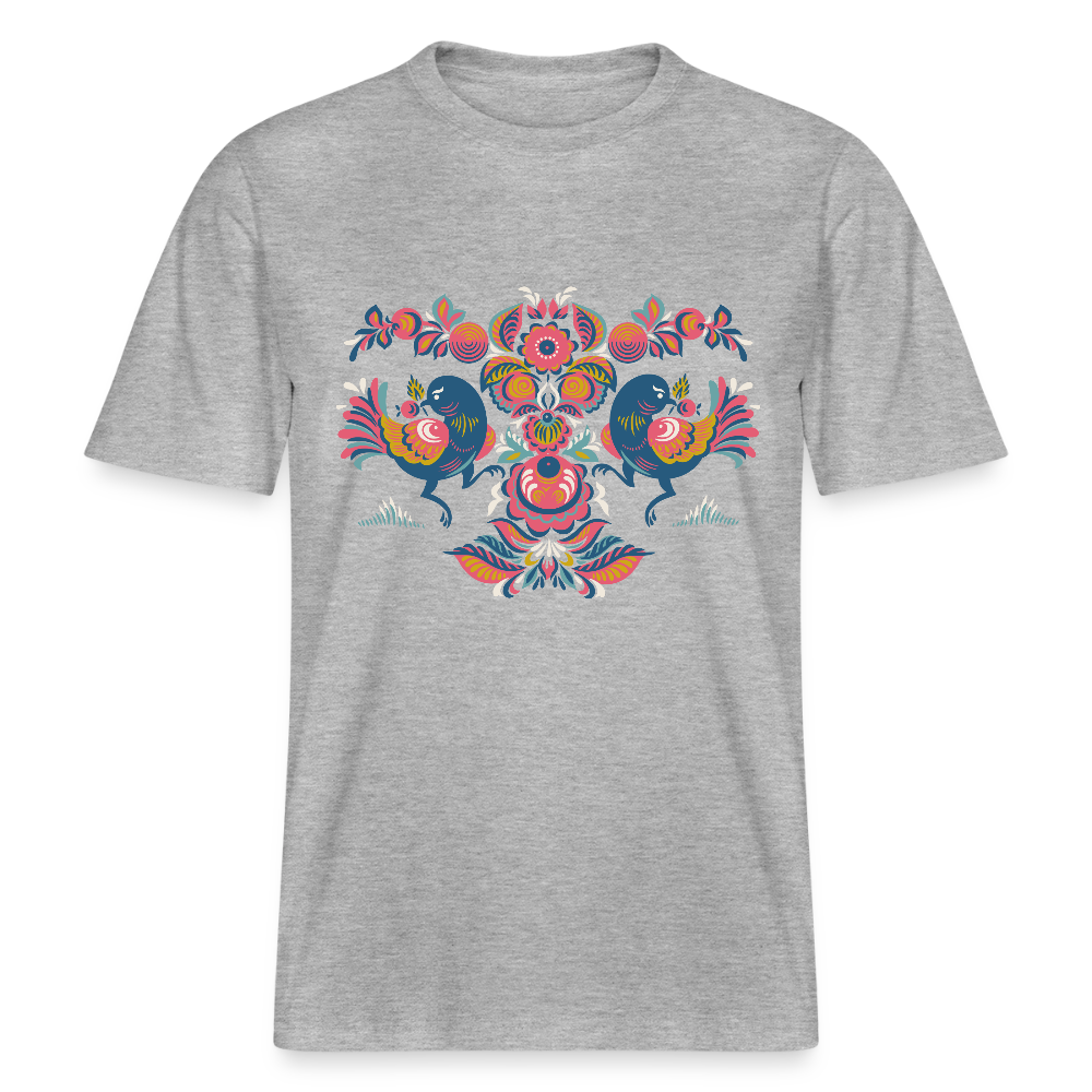 Stanley/Stella Relaxed fit uniseks bio-T-shirt Sparker - grijs gemêleerd