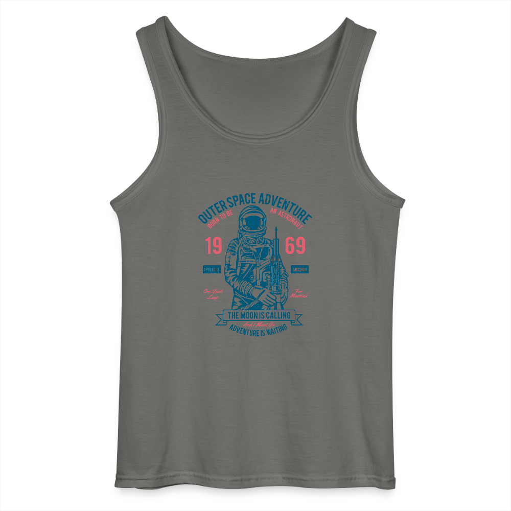 Gildan mannen tanktop - houtskool