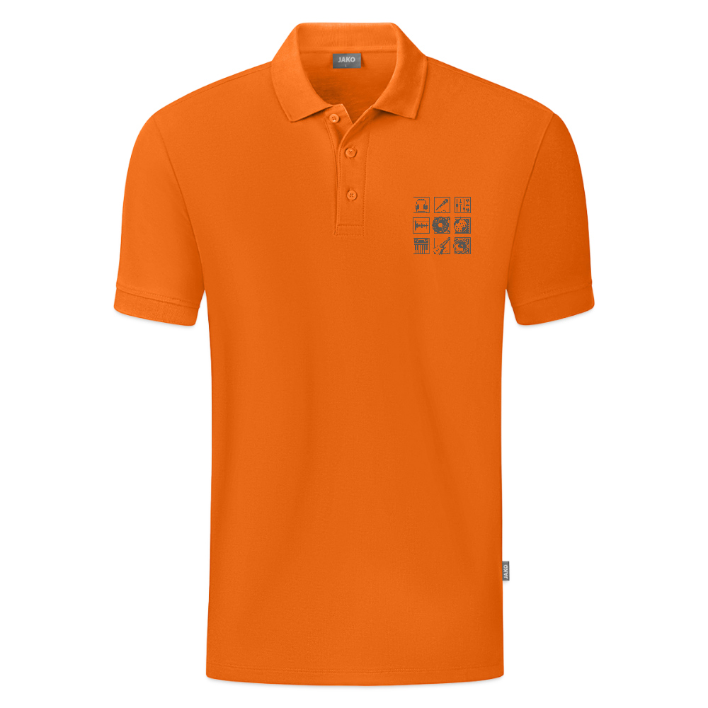 JAKO Mannen Polo Organic - neonoranje