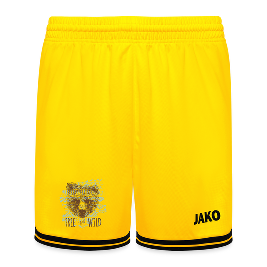 JAKO Kinderbasketbalshort Center 2.0 - geel/zwart