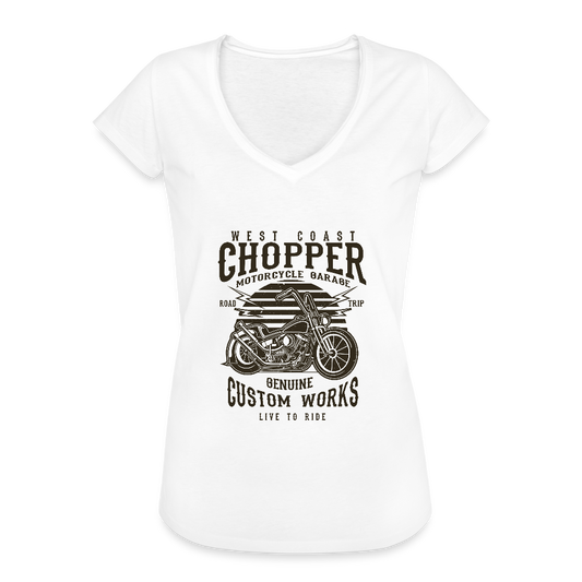 Vrouwen Vintage T-shirt - wit